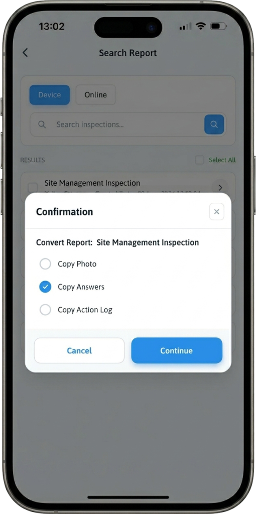 convert a report